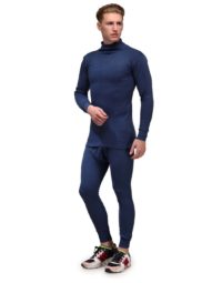 Alfa Lava Men's Premium Thermal Wear High Neck Set (Upper+Lower)