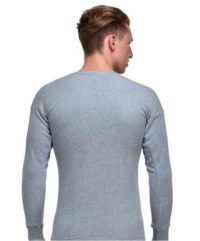 Alfa Body Warmer Men's Cotton Melange Thermal RN Top (Upper) - Image 3