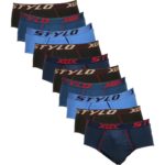 Alfa Stylo Frenchee Men's Cotton Brief OE -Pack of 10