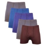 Alfa Stylo Men's Inner Elastic Trunks-Pack of 5